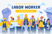 Labor Worker Illustrations, a Person Illustration by Ilusiku Studio (Thumbnail 4 of 4)