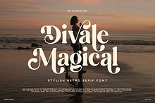 Divale Magical - Stylish Retro Font