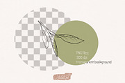 Organic shapes, drawn floral forms, an Object Graphic by JuDesign (Thumbnail 3 of 11)