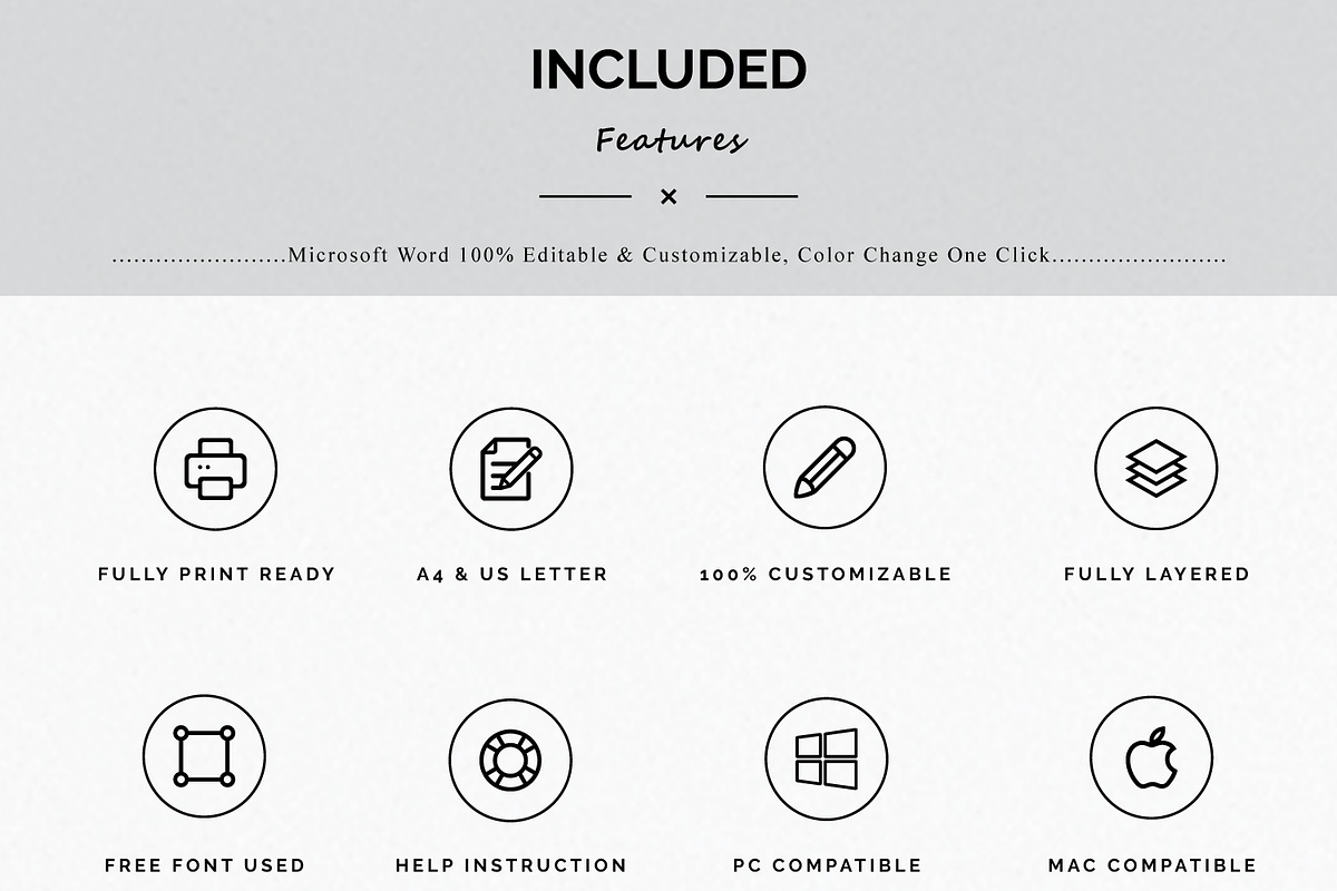 Minimal Resume Template 4 Pages, a Resume Template by White Graphic (Photo 9 of 9)
