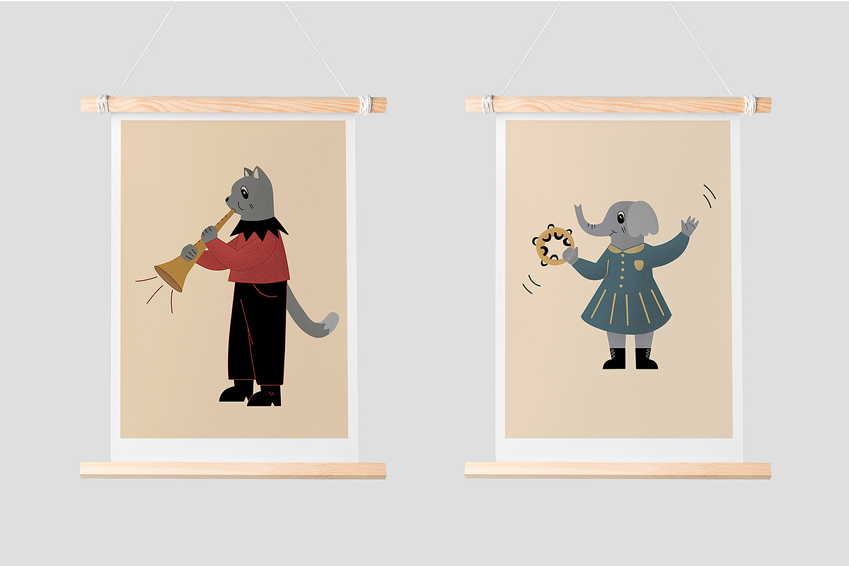 Music school, an Animal Illustration by Mii Lab (Photo 3 of 7)