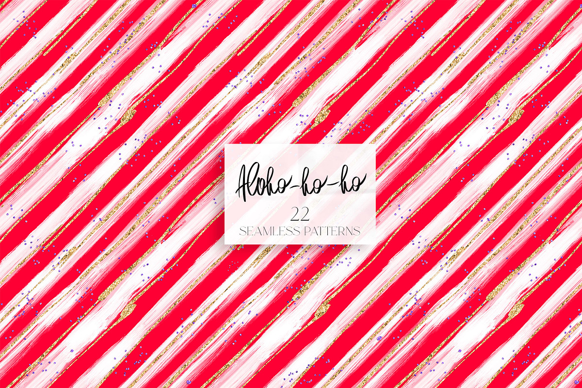 Tropical Santa Christmas Patterns, a Pattern Graphic by KaramfilaS (Photo 27 of 28)