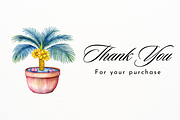 Realistic Tree in Pot Clipart, a Decorative Illustration by New-School-Wave (Thumbnail 5 of 5)