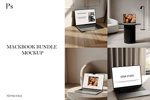 MACKBOOK MOCKUPS BUNDLE