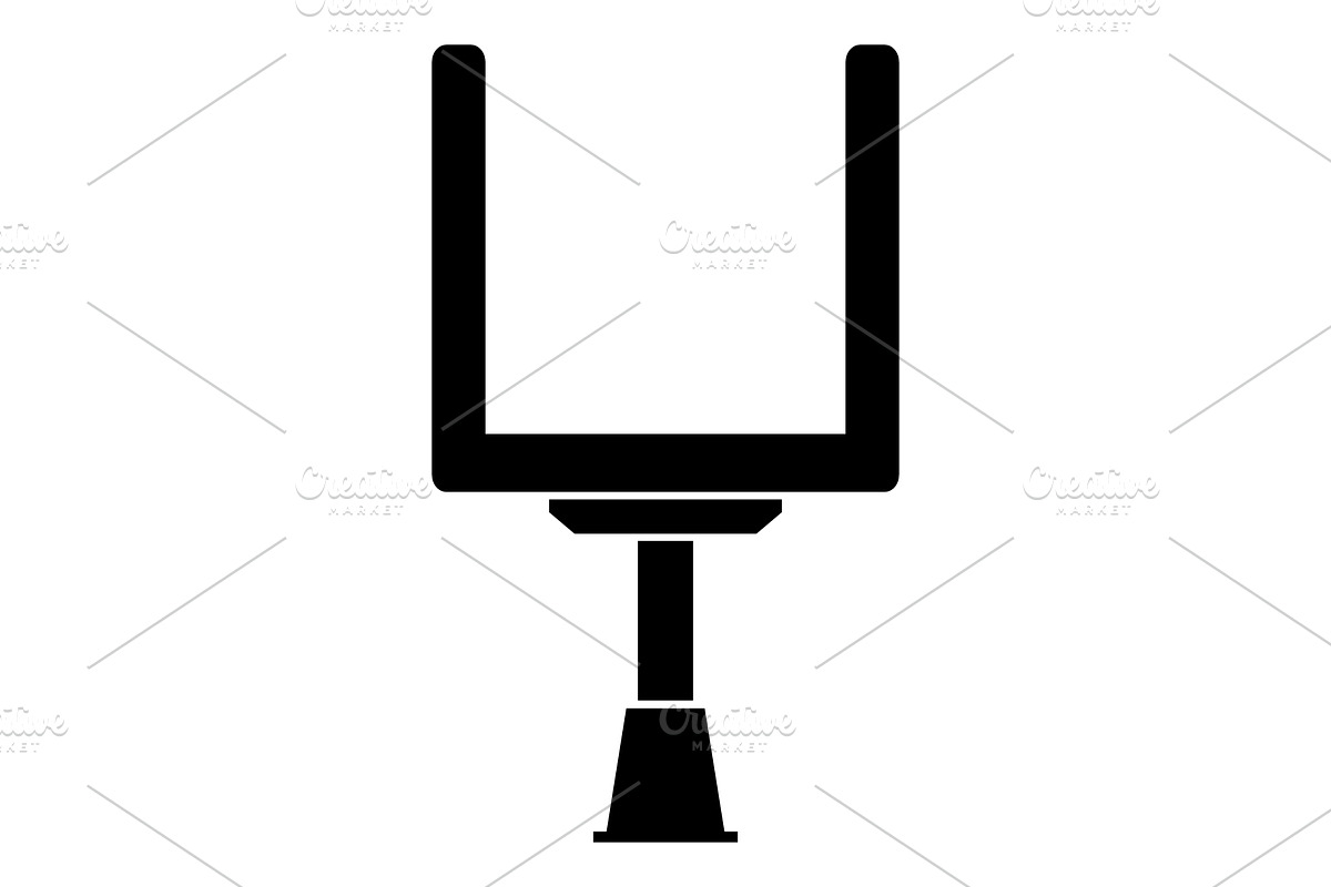American football goal, an Icon by Mark1987