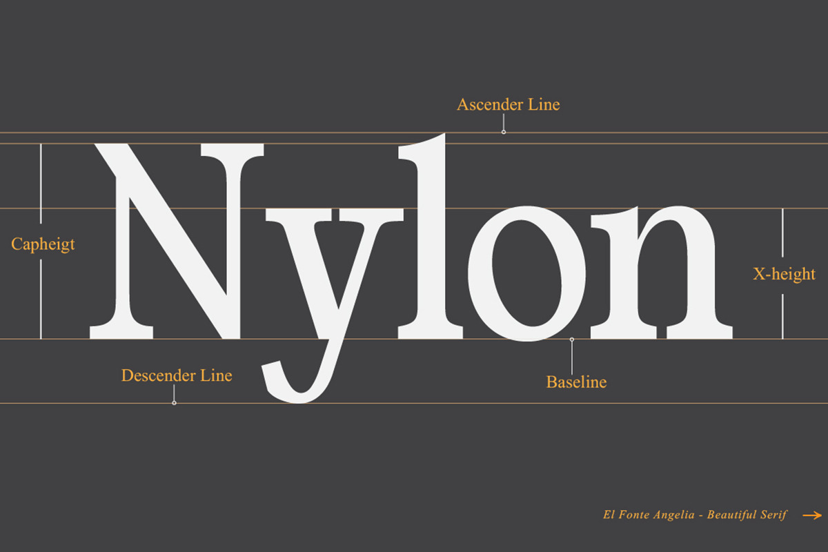 El Fonte Angelia | Ligature Serif, a Serif Font by Gilar Studio (Photo 2 of 11)