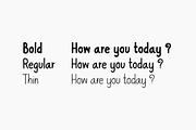 Round A, a Script Font by TKDoodle (Thumbnail 2 of 8)