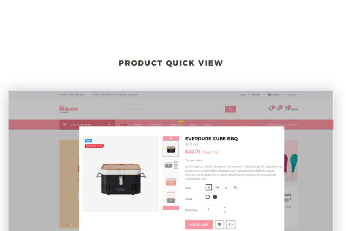 Leo Uniware- Houseware, Kitchen Tool, a Websites & App Template by LeoTheme (Photo 4 of 10)