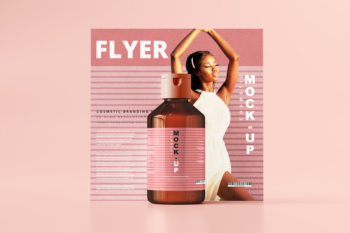 250+ Cosmetic Branding Mockup Bundle, a Cups & Container Mockup by pmvch (Photo 55 of 273)