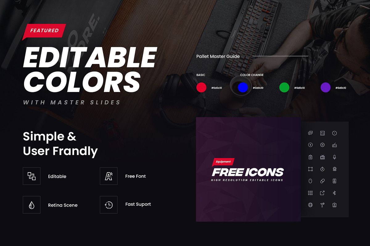 NOAH Presentation Template Design, a Presentation Template by Rocketstill (Photo 3 of 18)