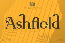 Ashfield - Serif Typeface Font