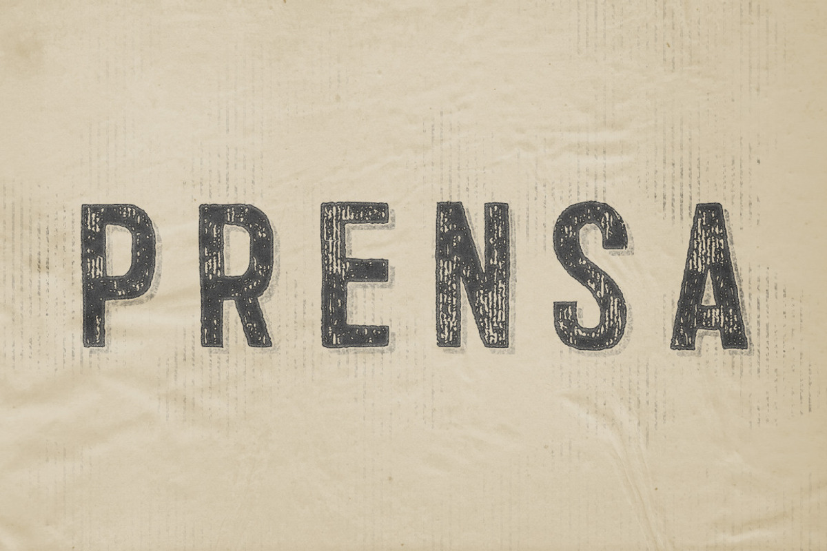Prensa Typeface preview 5