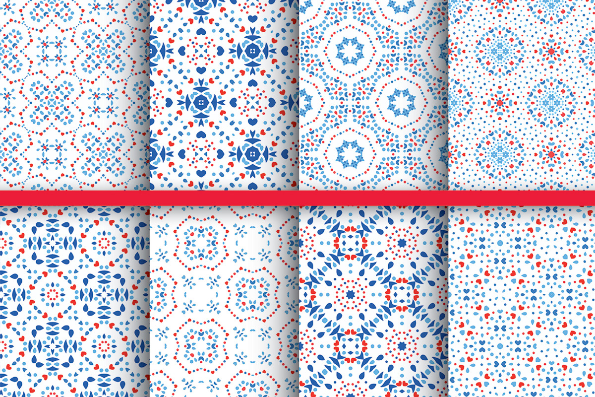 Floral Geometric Patterns, a Pattern Graphic by Amovitania (Photo 7 of 8)