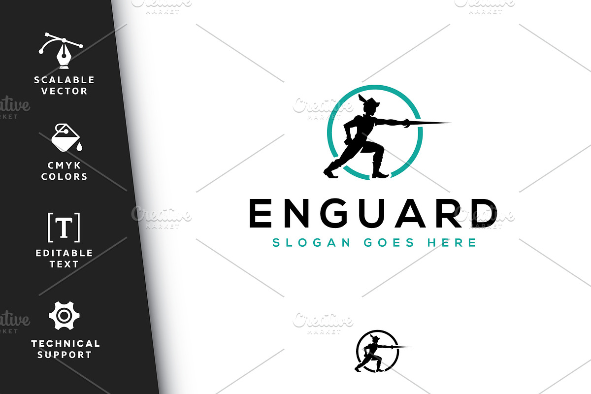 Enguard Logo, a Branding & Logo Template by Scredeck