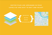 Paris city map. Vector and Jpg, a Transportation Illustration by ink drop (Thumbnail 5 of 6)