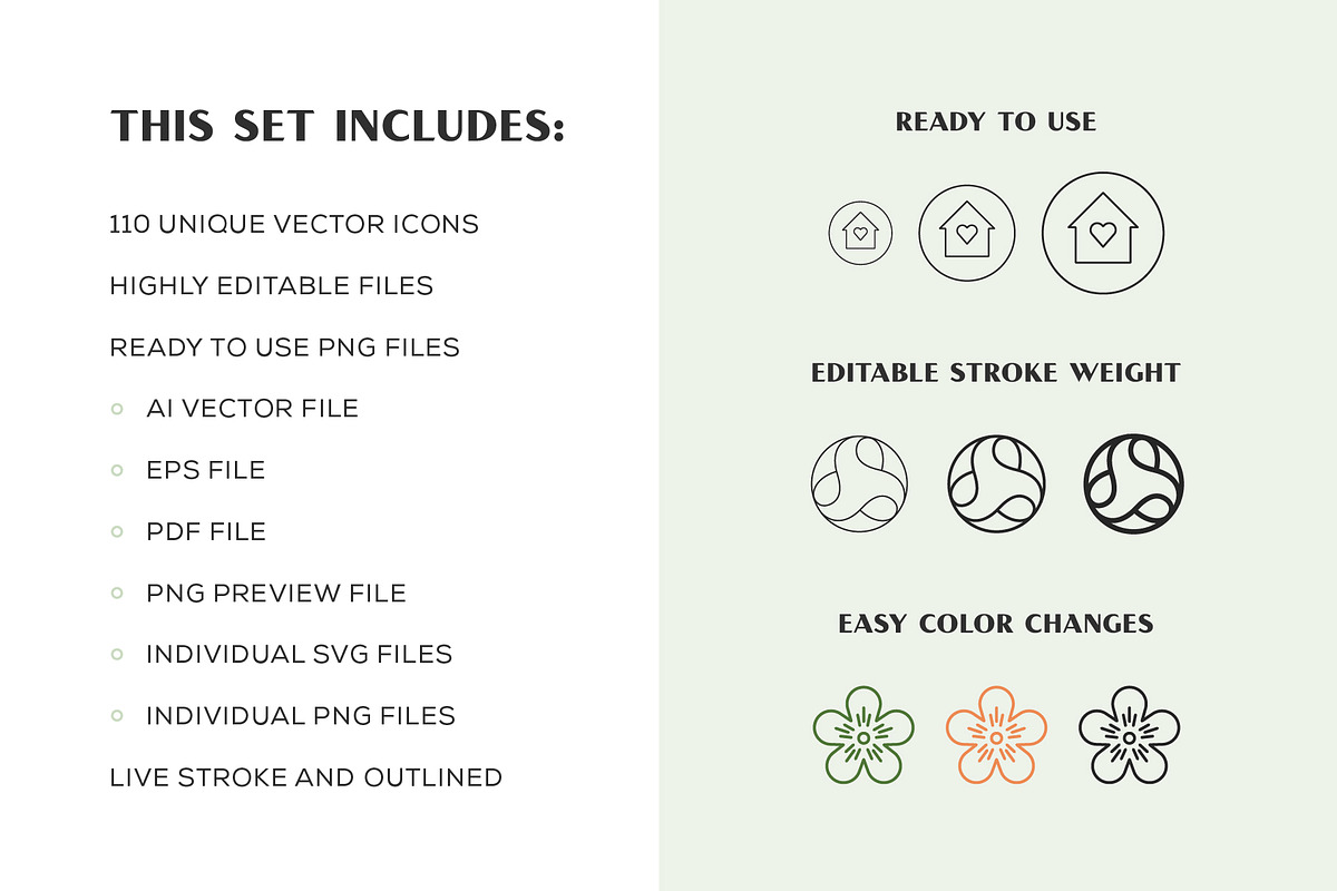 Sustainable Packaging Icons, an Outline Icon by Uniko Studio (Photo 2 of 5)