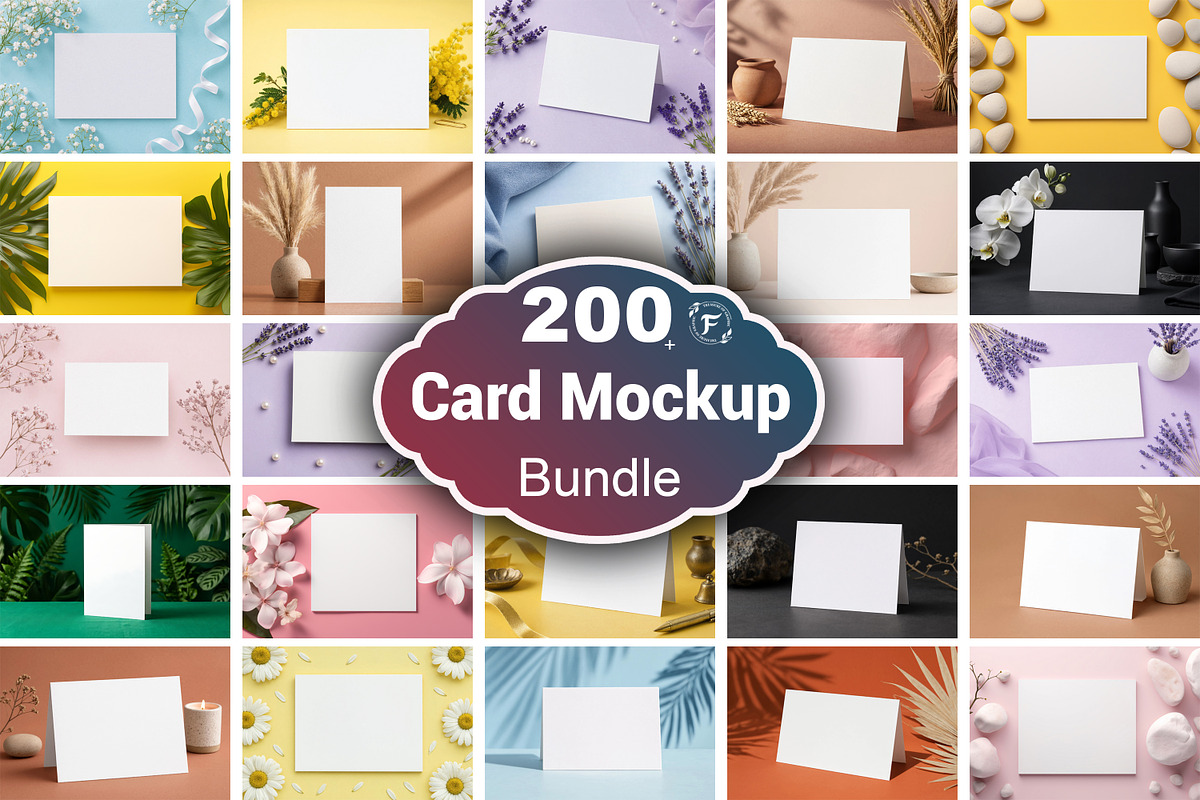 Card Mockup, a Books & Magazine Mockup by Forhadx5 (Photo 1 of 12)