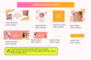 Bright Fun Peach Shopify Banners, a Shopify Template by Template Twist Shop (Thumbnail 4 of 5)