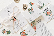Blush & White Rose Wedding Suite, an Invitation Template by BlueRobinDesignShop (Thumbnail 4 of 15)