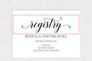 Registry Cards Editable SHR458, an Invitation Template by Shafura_Wedding (Thumbnail 5 of 5)