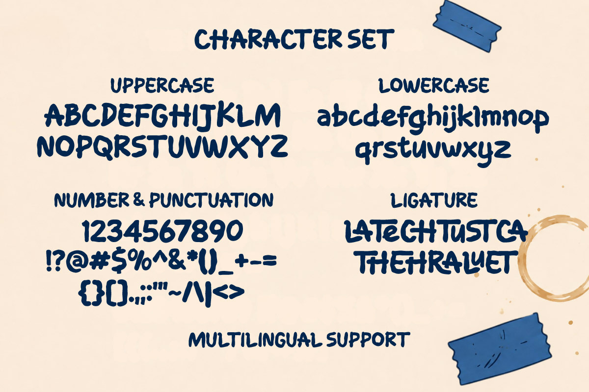 Tuank Kopinya Coffee Handwritten, a Handwritten Font by productype1 (Photo 10 of 10)