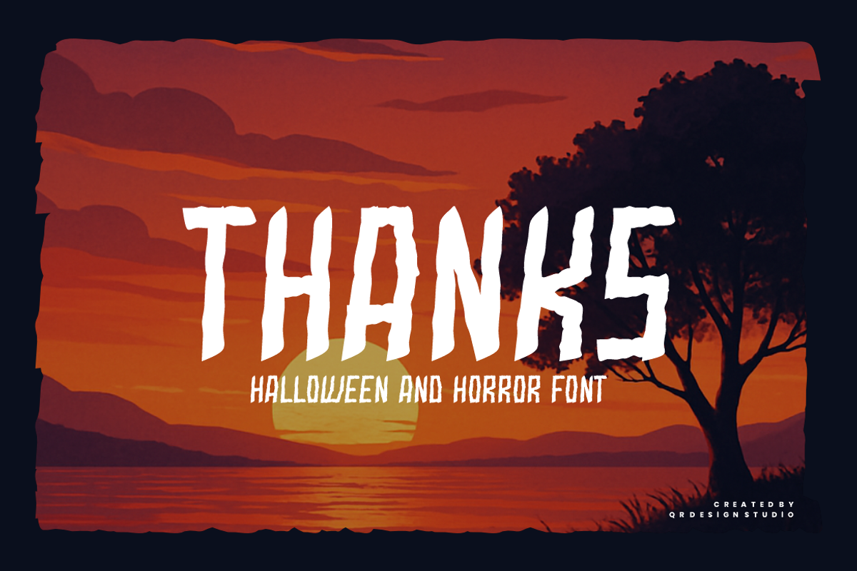 Noctoray - Halloween Font, a Blackletter Font by QR Design Studio (Photo 6 of 6)