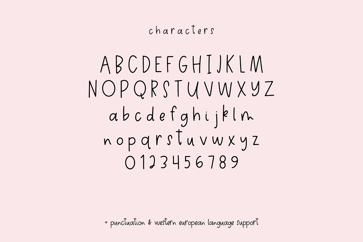 Daisylove Sans - A Handwriting Font, a Handwritten Font by Beck McCormick (Photo 10 of 10)