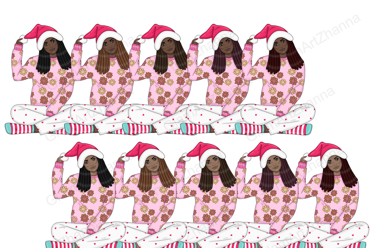Joy Girls Clipart, a Person Illustration by GlamArtZhanna (Photo 5 of 6)