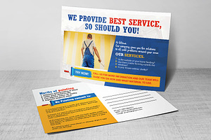 Wall Paints Service Postcard