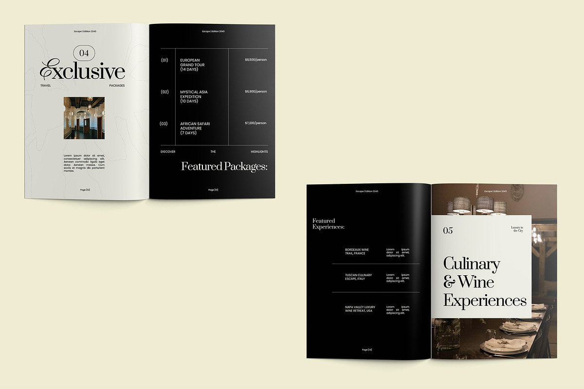Hotel & Travel Brochure Template preview 5