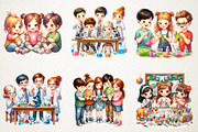 Fun School Activities Clipart, an Illustration by RobertsArt (Thumbnail 2 of 3)