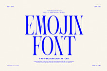 Emojin Vintage Serif Font