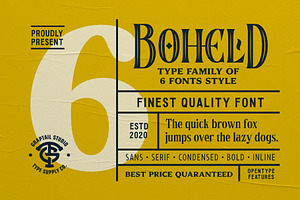 Boheld Font Collection