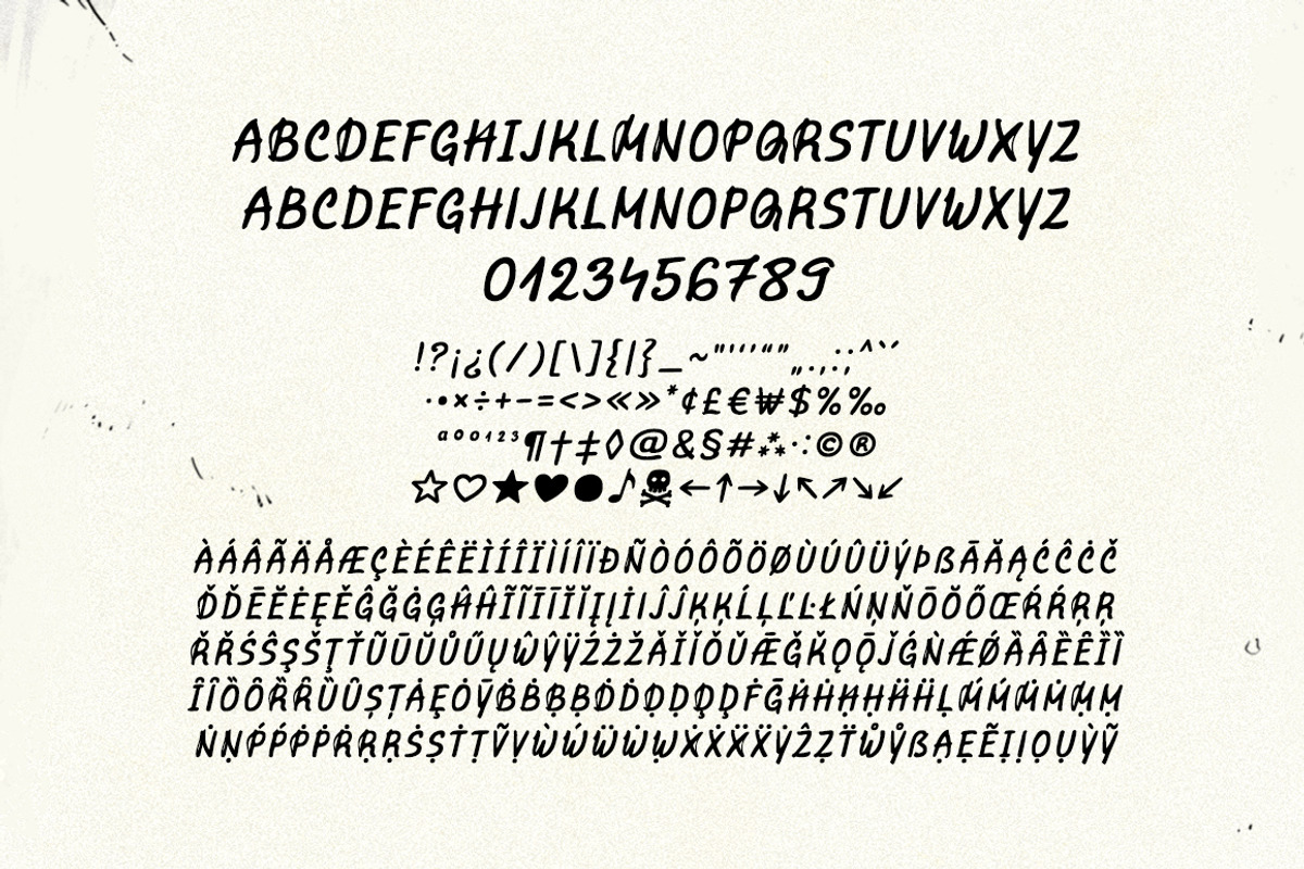 Marvelous Rex ǀ 4 Fonts preview 5