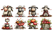 Autumn Farm PNG Clipart Bundle, a Seasonal Illustration by Nicolle's Colorful Art (Thumbnail 7 of 7)