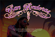 Ulgiora Edgy and  Luxurious Tattoo, a Script Font by WhymoreArt (Thumbnail 8 of 12)
