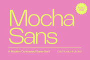 Mocha Bubble+Sans Font Duo, a Sans Serif Font by Sam Parrett (Thumbnail 3 of 10)