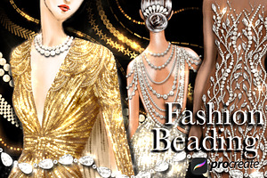 Procreate Fashion Beading Brushes