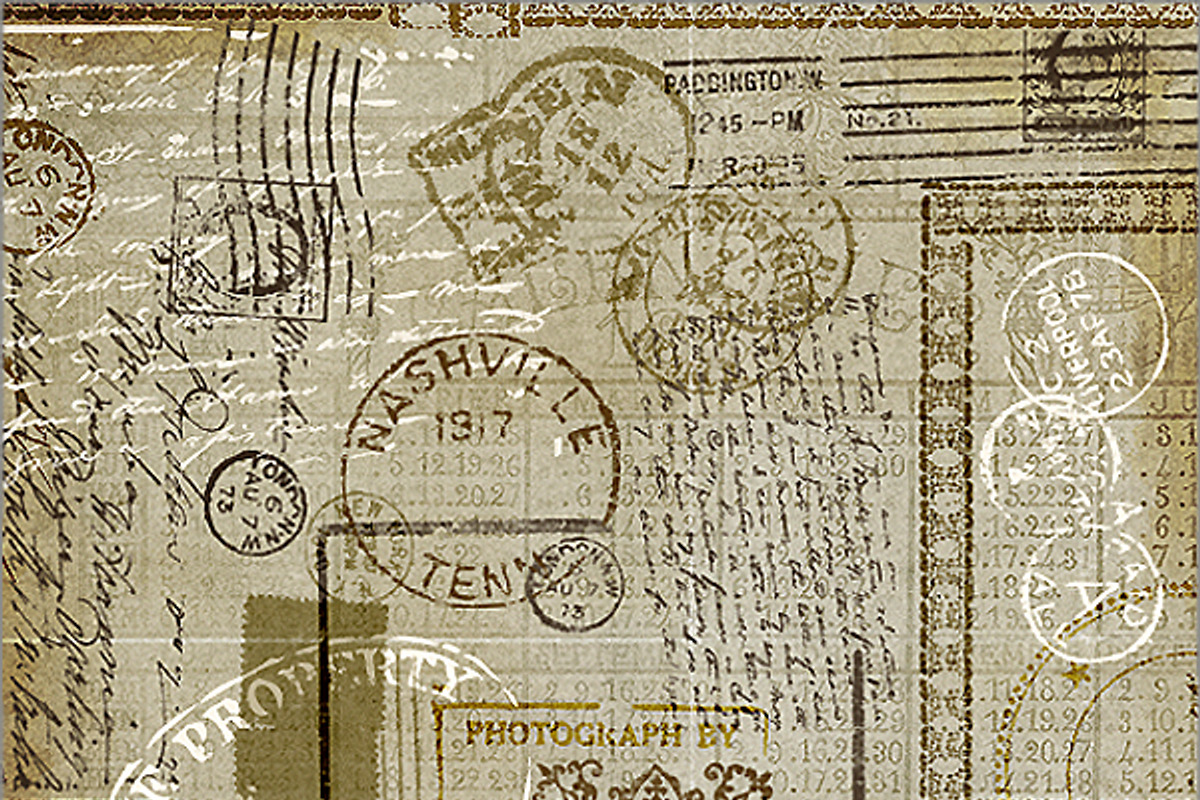 Junk Mail Postage Brushes 1, a Brush Add-On by Jodie Lee Studio