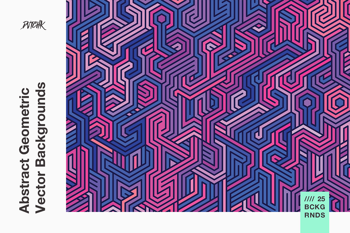 Abstract Geometric Vector Background, a Background Graphic by dvtchk (Photo 7 of 16)