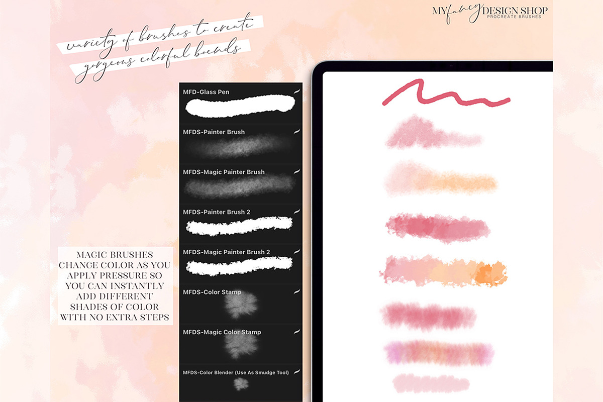 Procreate Cacti and Succulent Set, a Brush Add-On by My Fancy Design Shop (Photo 2 of 13)