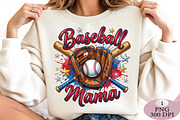 Baseball Mama Sublimation PNG, an Illustration by Daily.Designs (Thumbnail 3 of 5)