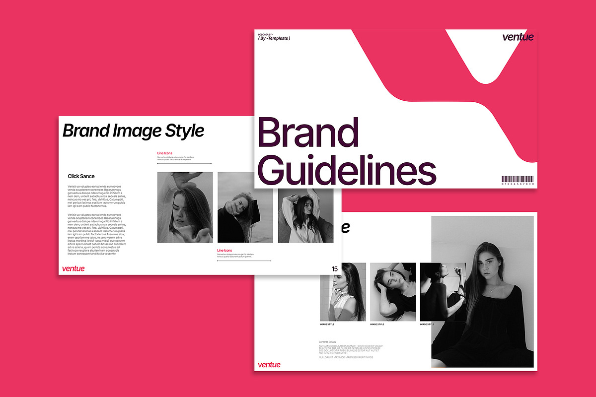 Ventue - Brand Guidelines, a Branding & Logo Template by Templeste (Photo 6 of 7)