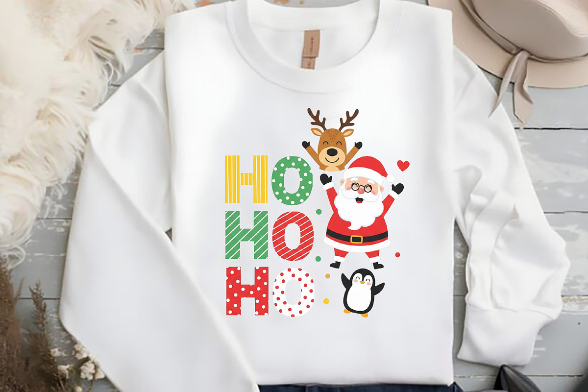 Ho Ho Ho Christmas PNG, an Illustration by Black Bird Studio (Photo 2 of 4)