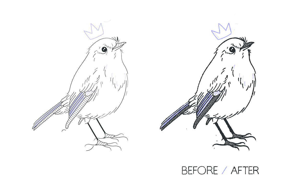 Blotchy Pen Brushes, a Brush Add-On by Side Project (Photo 4 of 7)