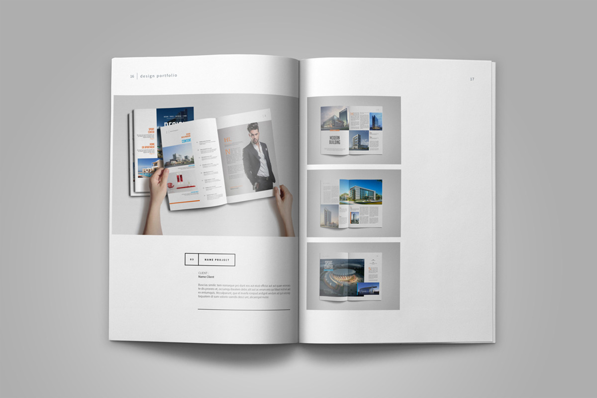 Graphic Design Portfolio Template, a Brochure Template by adekfotografia (Photo 11 of 29)