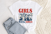 4th of July Girls Will Be Girls PNG, a Seasonal Illustration by Canvas Craft (Thumbnail 2 of 6)