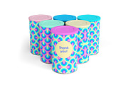 NEON RAINBOW patterns set, a Pattern Graphic by Slanapotam (Thumbnail 5 of 5)