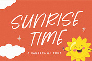 Sunrise Time Font, a Handwritten Font by Balpirick Studio (Thumbnail 1 of 6)