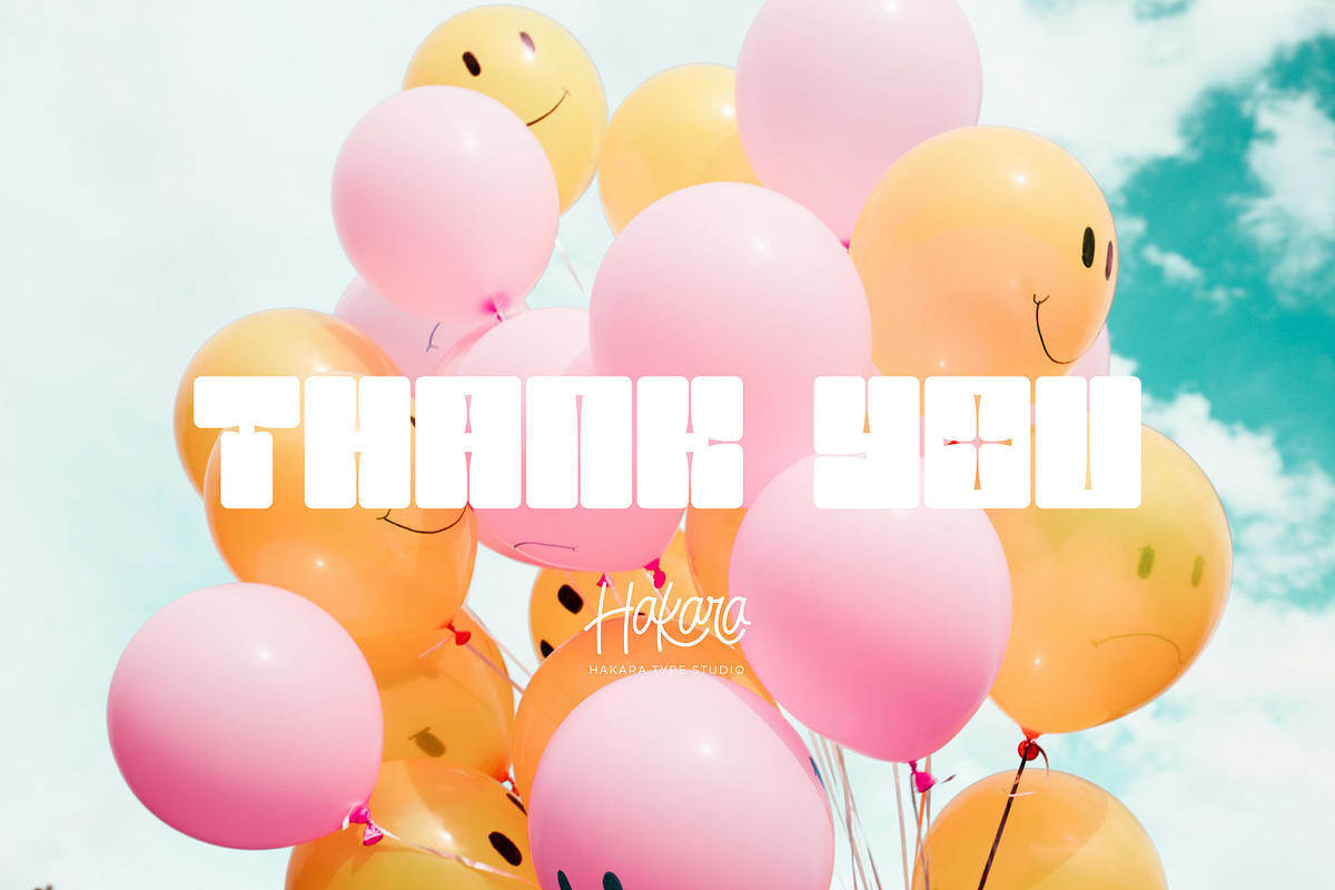 Summer Cosmos - Chunky Sans Font, a Sans Serif Font by Hakara Type (Photo 8 of 8)